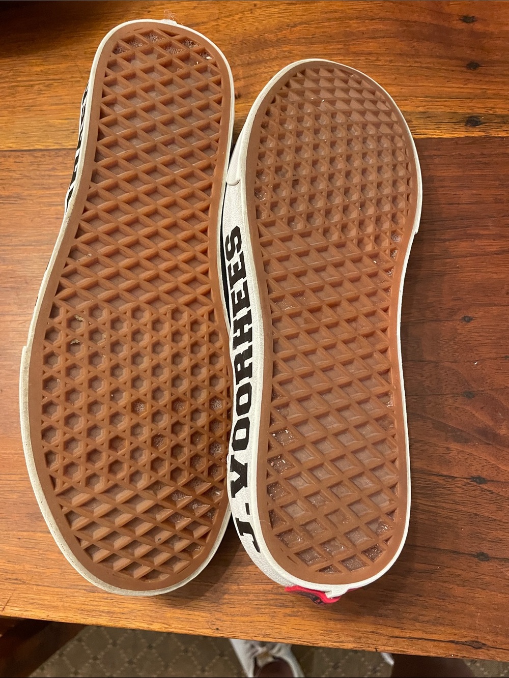 Vans J Voorhees Black/White/Red Friday the 13th Slip-On Graphic Shoes - Picture 7 of 11